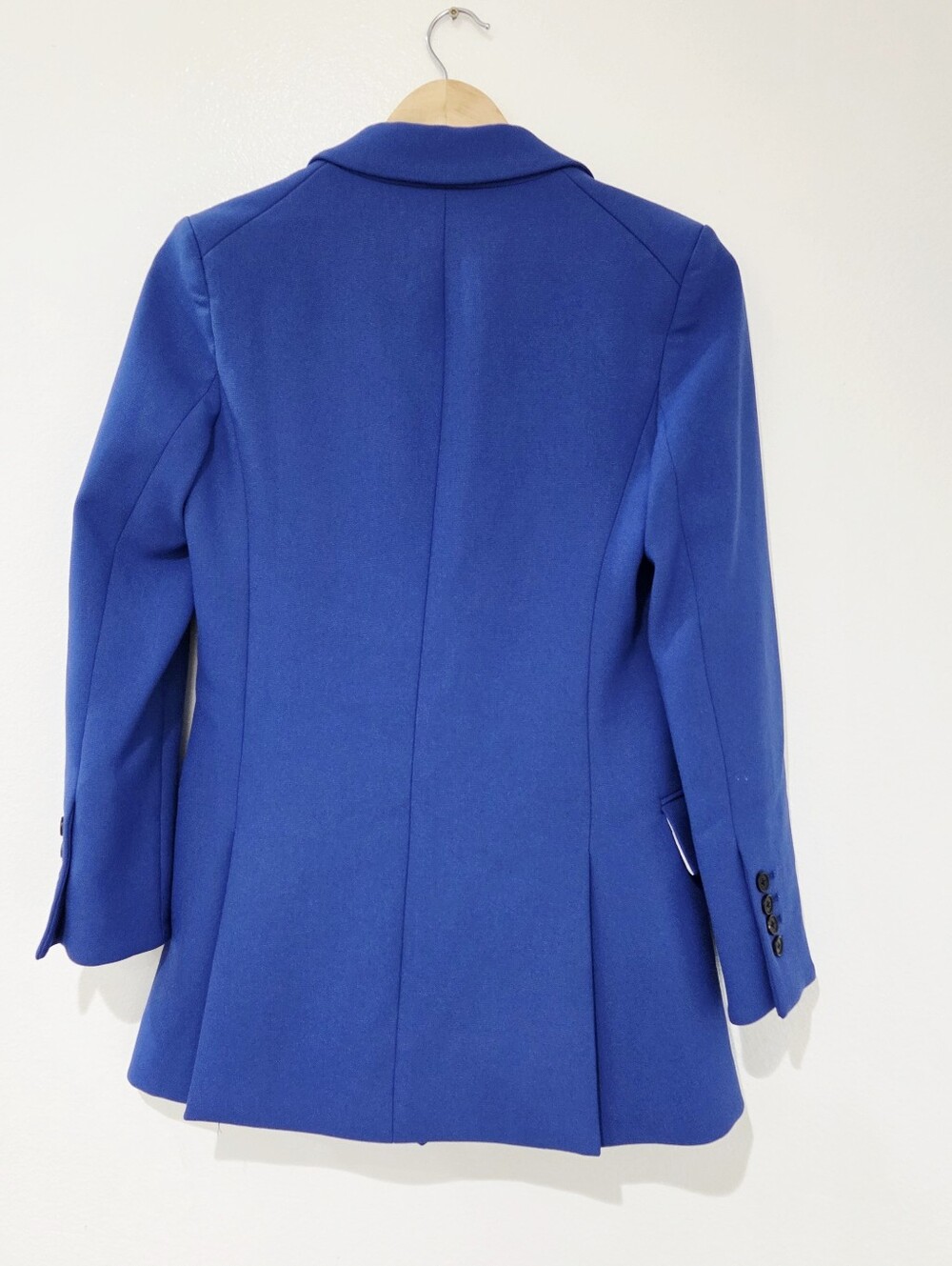 Veronica Beard Ultramarine Cobalt Blue Long Mathis Dickey Blazer Jacket - Picture 5 of 12